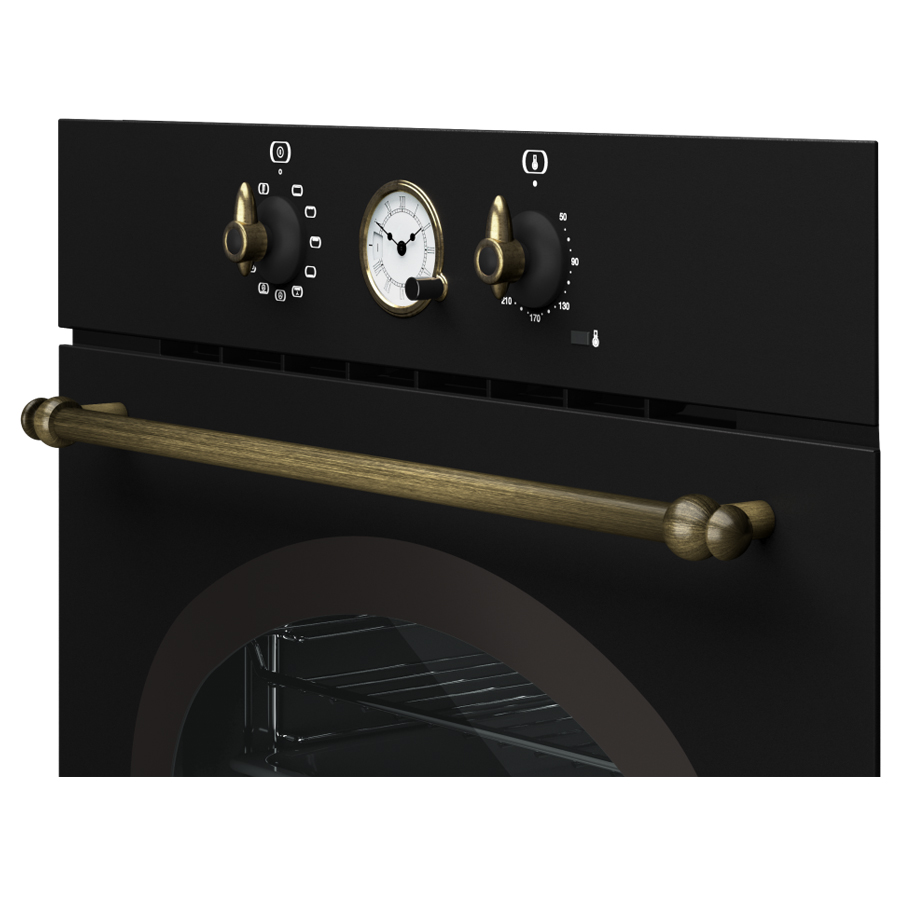 Електрична духова шафа Teka Retro Style HRB 6300 AT (111010010) чорна