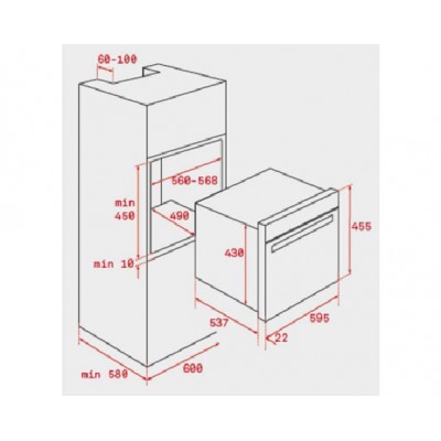 Электрический духовой шкаф Teka HLC 840 (41531020) черное стекло