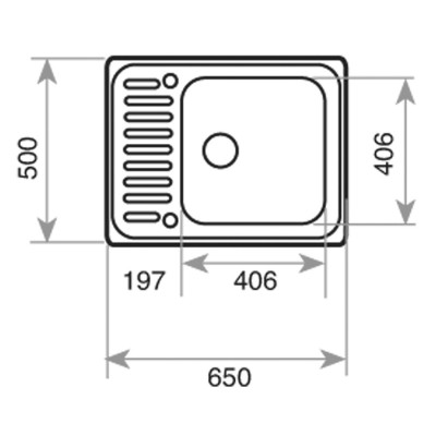 Кухонная мойка Teka CLASSIC 1B (40109611) нержавеющая сталь