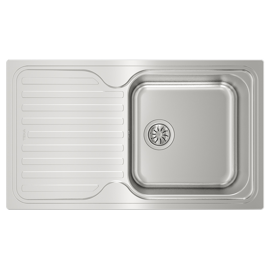 Кухонная мойка Teka CLASSIC 1B 1D (10119056) нержавеющая сталь