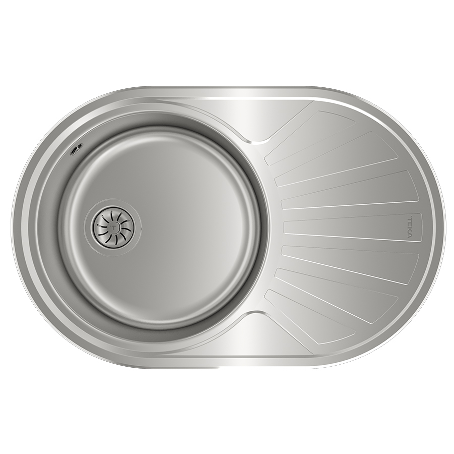 Кухонная мойка Teka DR 77 1B 1D (40127303) нержавеющая сталь