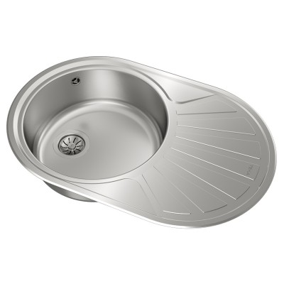 Кухонная мойка Teka DR 77 1B 1D (40127303) нержавеющая сталь