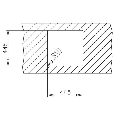Кухонная мойка Teka UNIVERSAL 465.465 1B (40109614) нержавеющая сталь