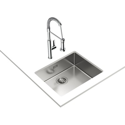 Кухонная мойка Teka BE LINEA 50.40 (115000005) нержавеющая сталь
