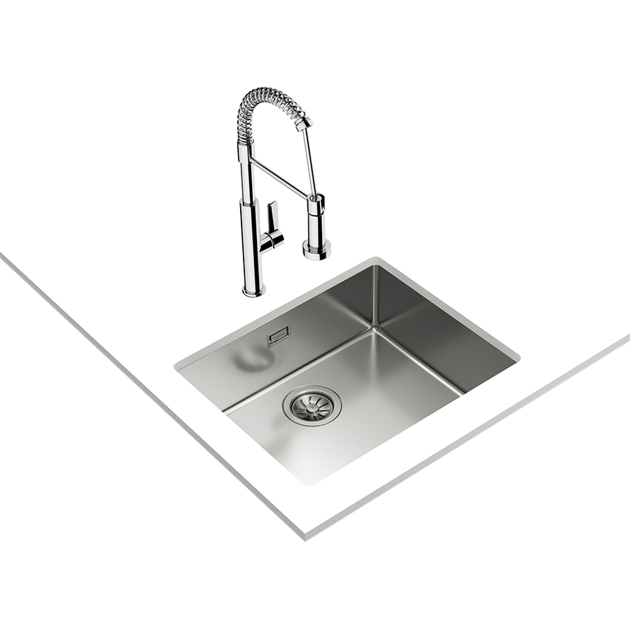 Кухонная мойка Teka BE LINEA 50.40 (115000005) нержавеющая сталь