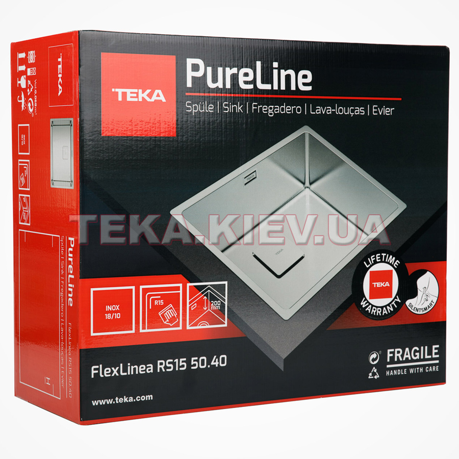Кухонна мийка Teka FLEXLINEA RS15 50.40 (115000012) нержавіюча сталь
