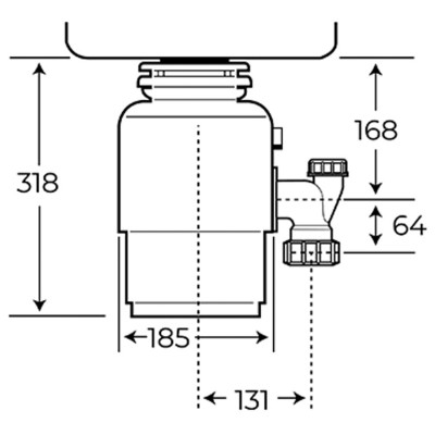 Измельчитель пищевых отходов Teka TR 750 (115890014)