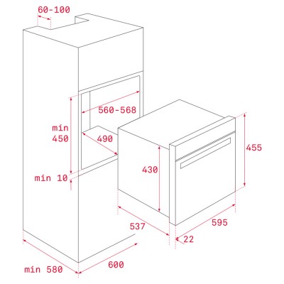 Електрична духова шафа Teka MLC 844 (40584403) біле скло