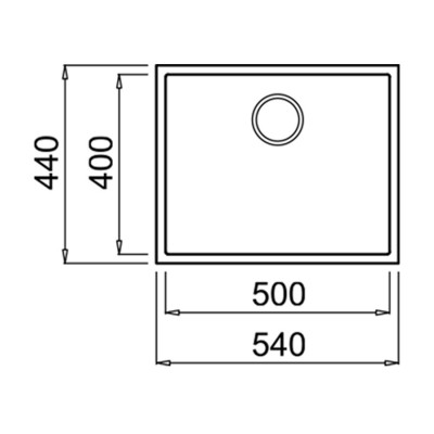 Кухонная мойка Teka Square 50.40 TG (115230022) светло бежевый