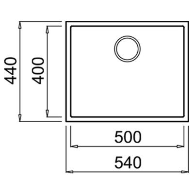 Кухонна мийка Teka Square 50.40 TG (115230020) чорний