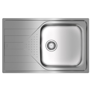Кухонна мийка Teka UNIVERSE 50 1B 1D MAX (115110030) нержавіюча сталь