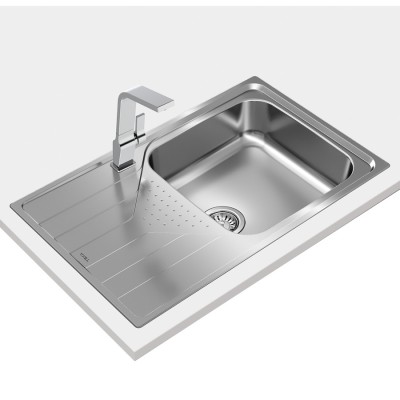 Кухонная мойка Teka UNIVERSE 50 1B 1D MAX (115110020) нержавеющая сталь