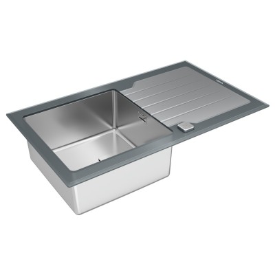Кухонная мойка Teka Diamond RS15 1B 1D 86 (115100021) серый камень