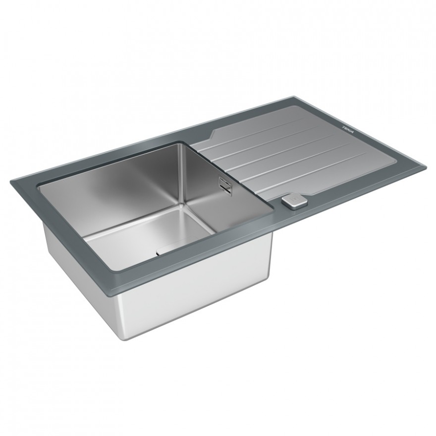 Кухонная мойка Teka Diamond RS15 1B 1D 86 (115100021) серый камень