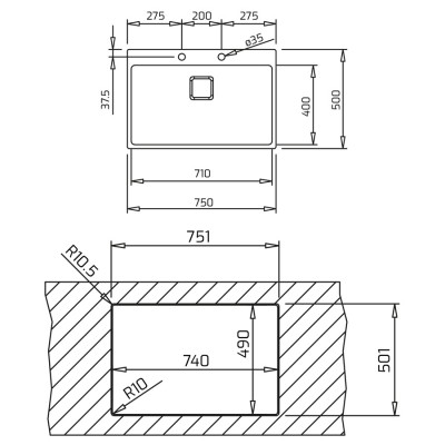 Кухонна мийка Teka ForLinea RS15 71.40 (115000052) нержавіюча сталь