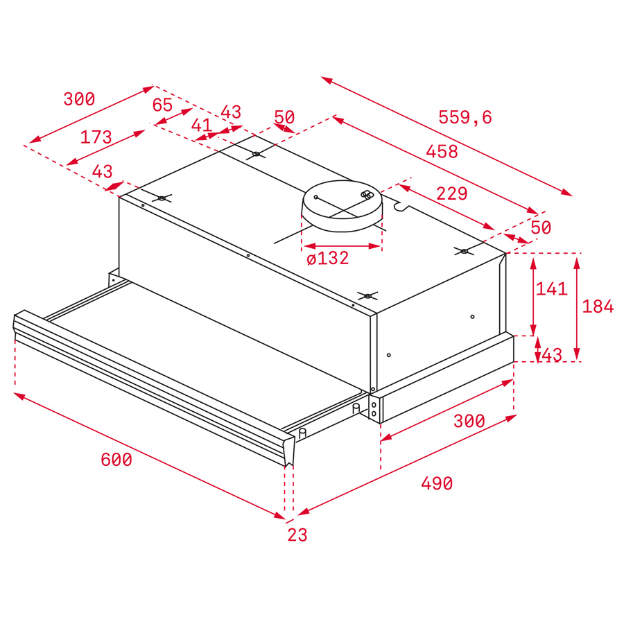 Вытяжка кухонная Teka CNL 6415 (40436812) черный