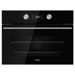 Электрический духовой шкаф + микроволны Teka HLC 8440 C BK (111160012) черное стекло