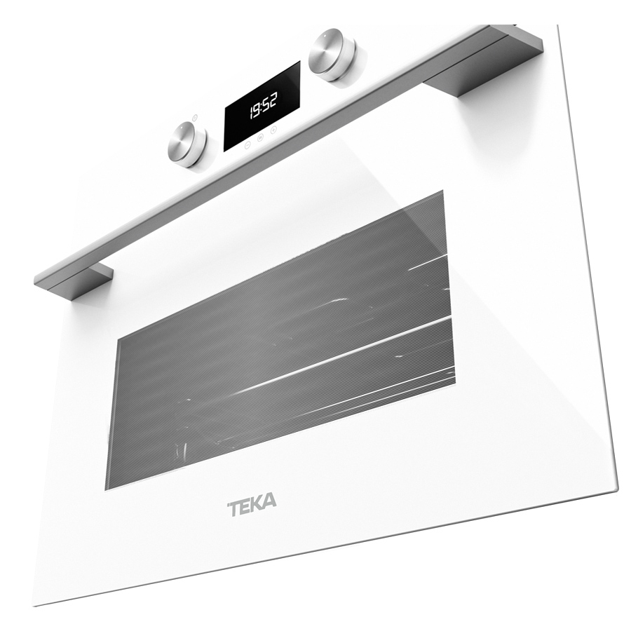 Электрический духовой шкаф + микроволны Teka HLC 8440 C WH (111160011) белое стекло