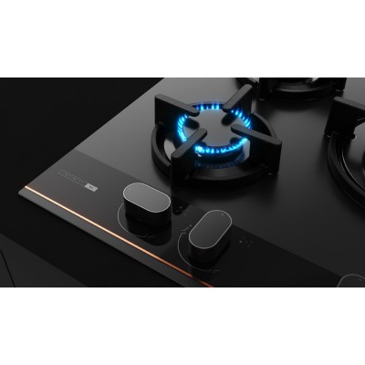 Газовая варочная поверхность Teka GBC 75-G1 GB (112570220) черный матовый