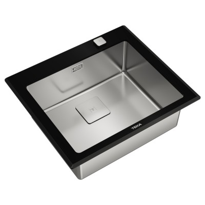 Кухонна мийка Teka Diamond RS15 1B (115000075) чорне скло