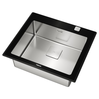Кухонна мийка Teka Diamond RS15 1B (115000075) чорне скло