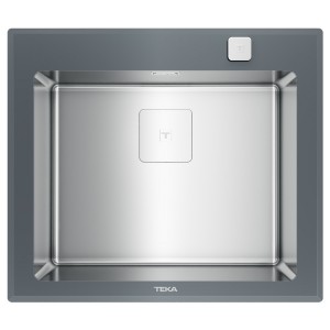 Кухонная мойка Teka Diamond RS15 1B (115000076) серый камень