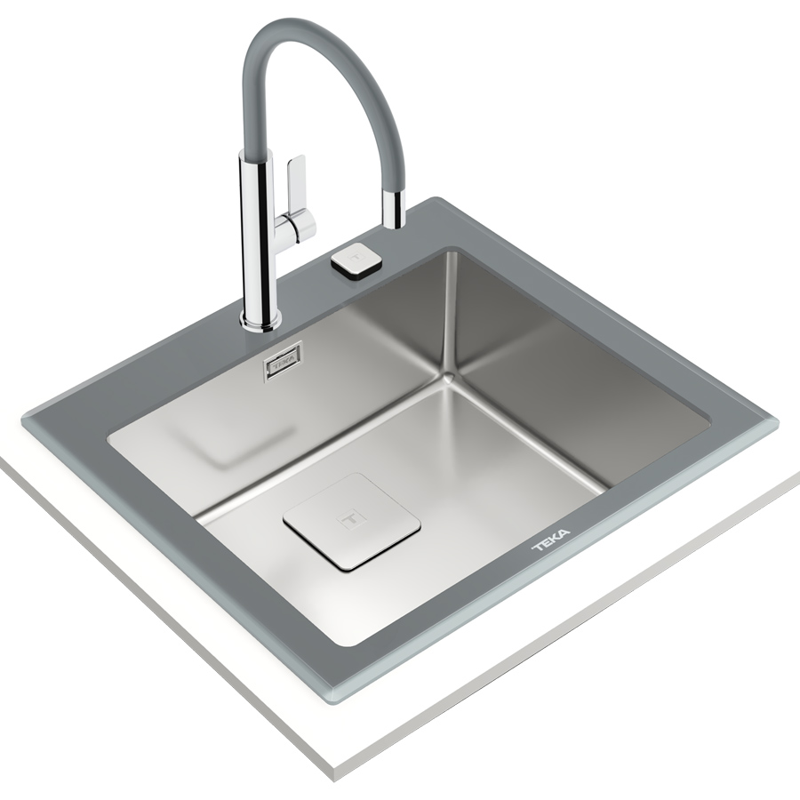 Кухонна мийка Teka Diamond RS15 1B (115000076) сірий камінь
