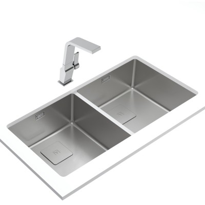 Кухонна мийка Teka FlexLinea RS15 2B 860 PureClean (115030026)) нержавіюча сталь