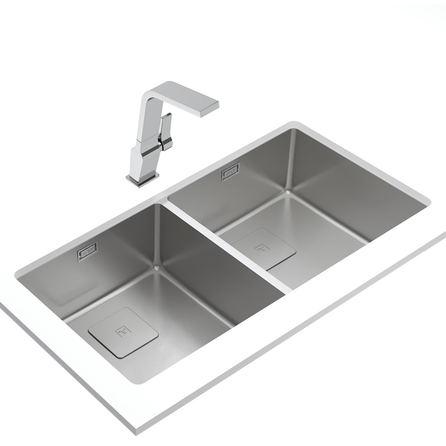 Кухонна мийка Teka FlexLinea RS15 2B 860 PureClean (115030026)) нержавіюча сталь