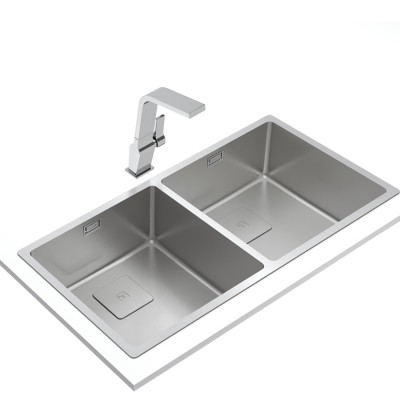 Кухонна мийка Teka FlexLinea RS15 2B 860 PureClean (115030026)) нержавіюча сталь