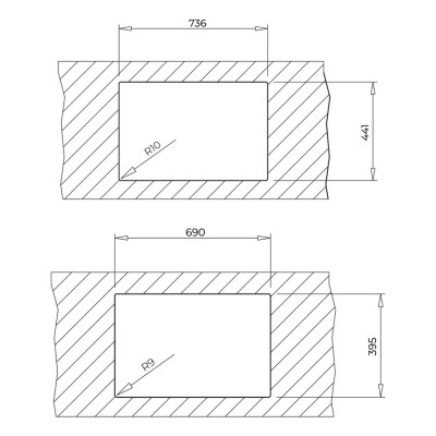 Кухонная мойка Teka Radea R10 70.40 M-TG (115230055) графит