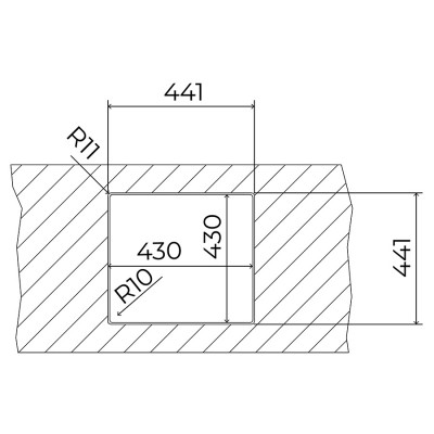 Кухонна мийка Teka FlexLinea RS15 40.40 (115000061) нержавіюча сталь