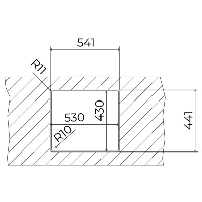 Кухонна мийка Teka Fortinox FlexLinea RS15 50.40 (115000062) нержавіюча сталь