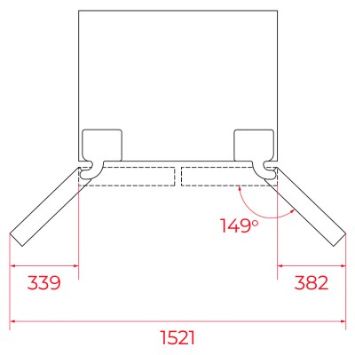 Холодильник Teka RMF 75820 GBK (113430080) черное стекло