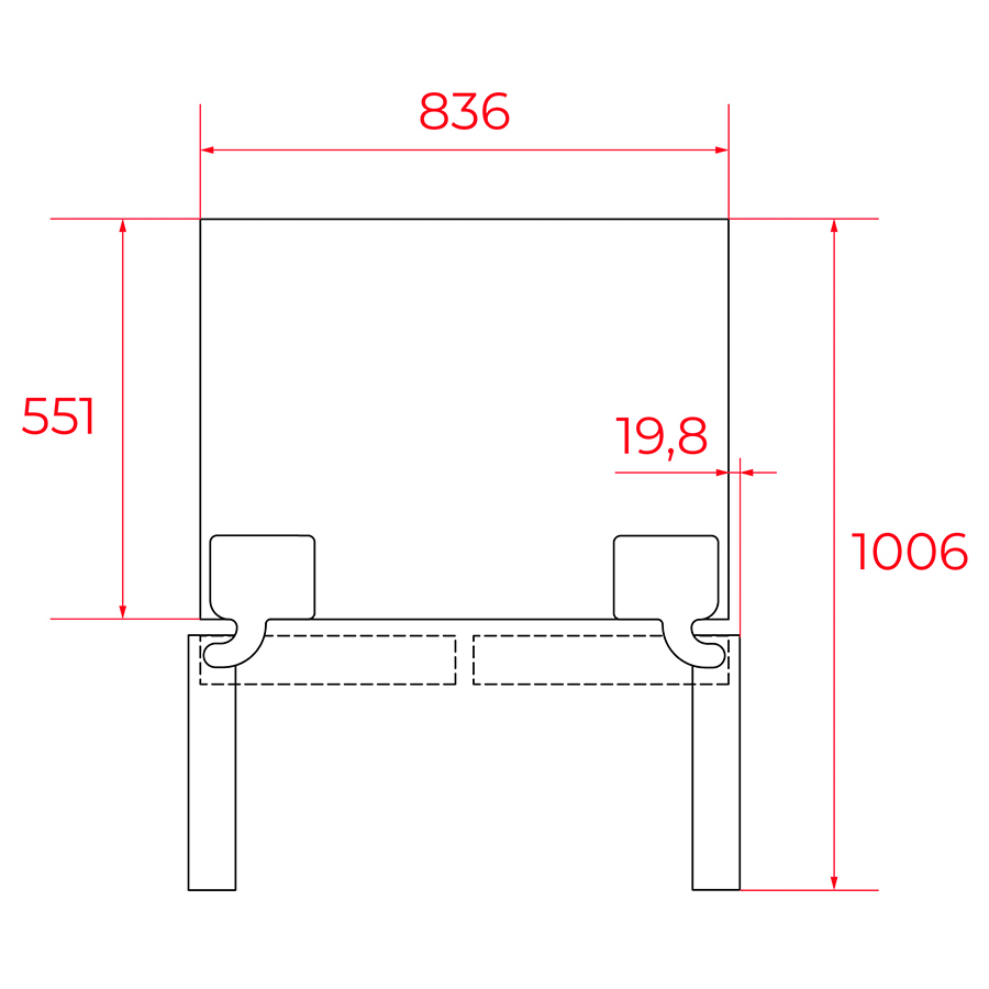 Холодильник Teka RMF 75820 GBK (113430080) черное стекло
