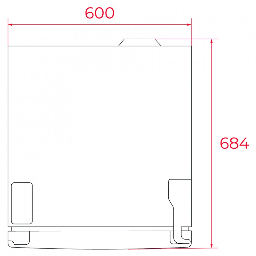 Холодильник Teka RBF 3450 GBK (113410014) черное стекло