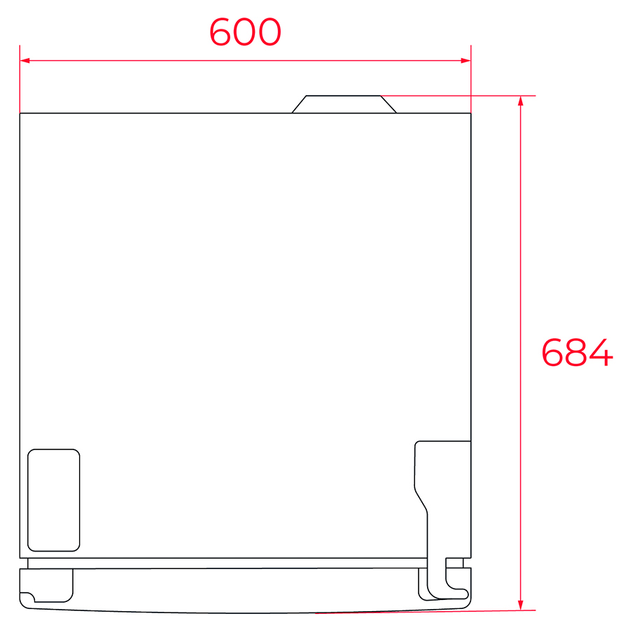 Холодильник Teka RBF 3450 GBK (113410014) черное стекло