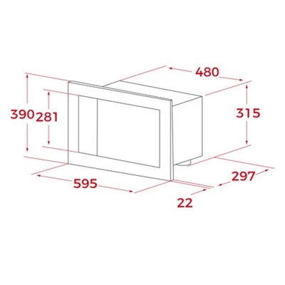 Мікрохвильова піч вбудована Teka ML 8210 BIS WH (112060009)