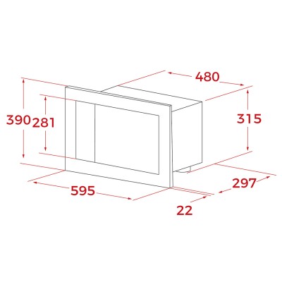 Мікрохвильова піч вбудована Teka MS 6200 BIS SS (112070008)