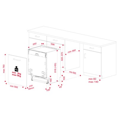 Посудомоечная машина встраиваемая Teka DFI 76951 (114260026)