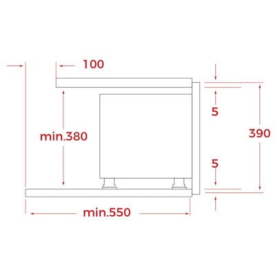 Микроволновая печь встраиваемая Teka NEO MS 6220 BIS L SS (112040006) нержавеющая сталь