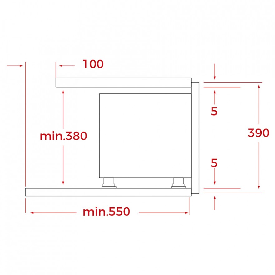 Микроволновая печь встраиваемая Teka NEO MS 6220 BIS L SS (112040006) нержавеющая сталь
