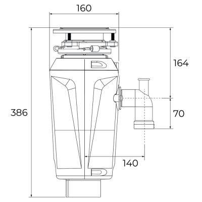 Измельчитель пищевых отходов Teka TRS 720 (115890050)