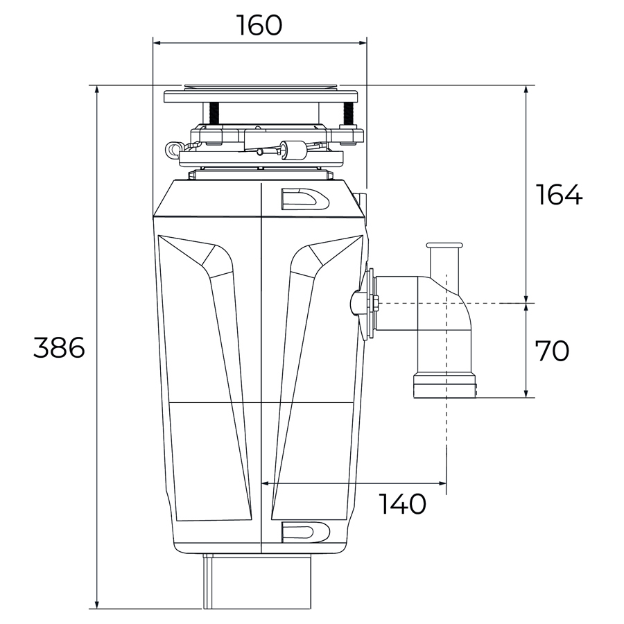 Измельчитель пищевых отходов Teka TRS 720 (115890050)