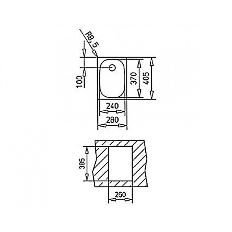 Кухонная мойка Teka E 1B (10132001) нержавеющая сталь