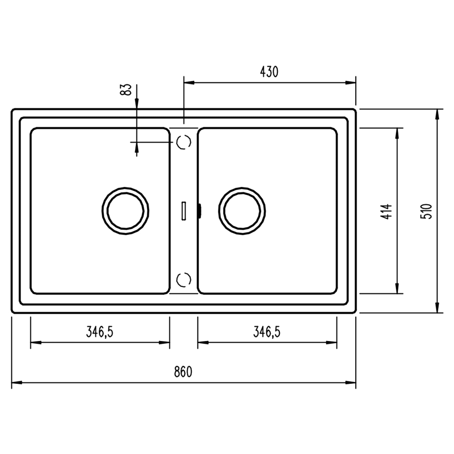 Кухонная мойка Teka STONE 90 B-TG 2B (115260010) черный