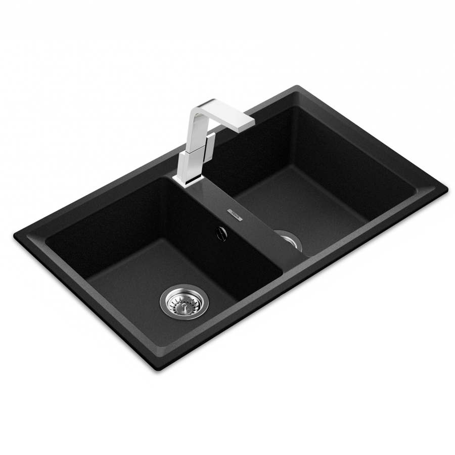 Кухонная мойка Teka STONE 90 B-TG 2B (115260010) черный