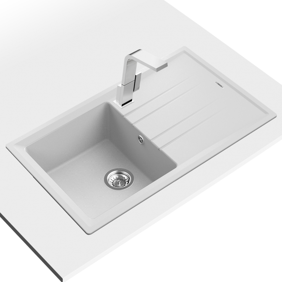 Кухонна мийка Teka STONE 50 B-TG 1B 1D (115330019) білий