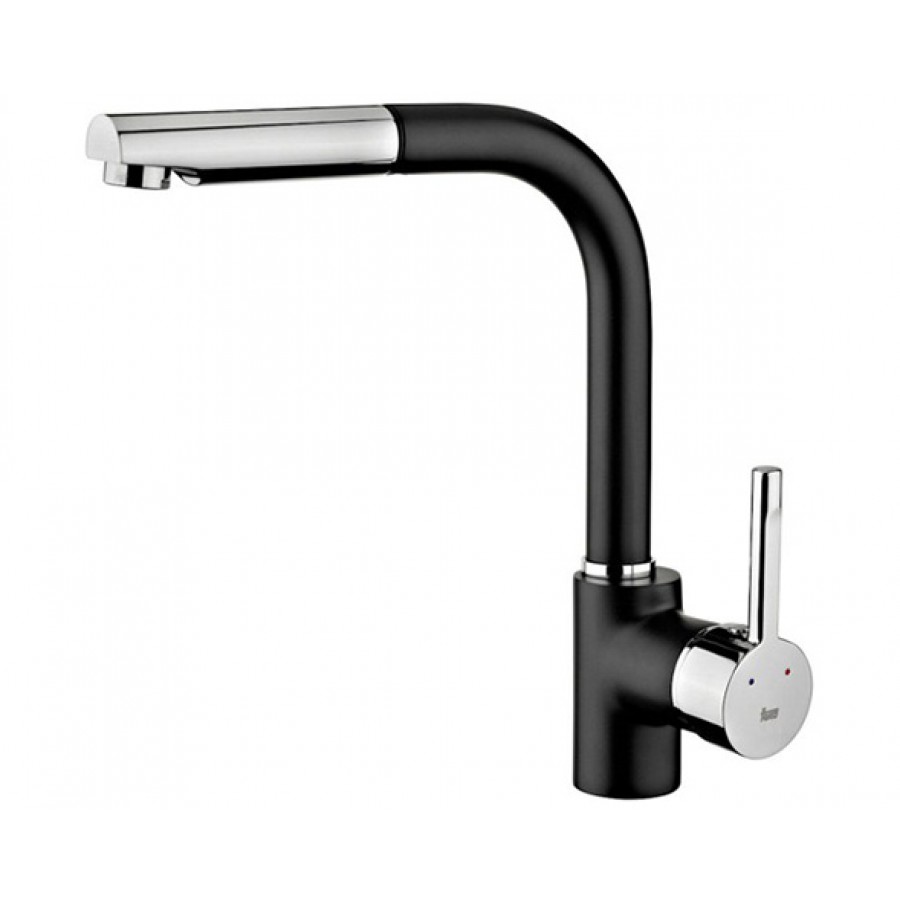 Смеситель кухонный Teka ARK 938 N (Black) (23938120N) черный/хром