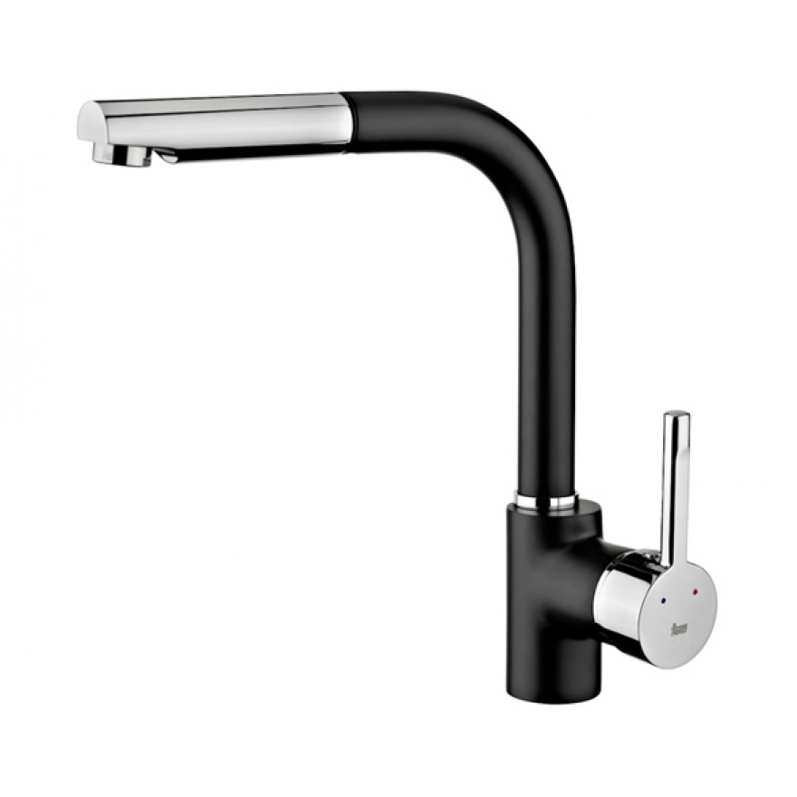 Смеситель кухонный Teka ARK 938 (23938120Q) черный металлик/хром